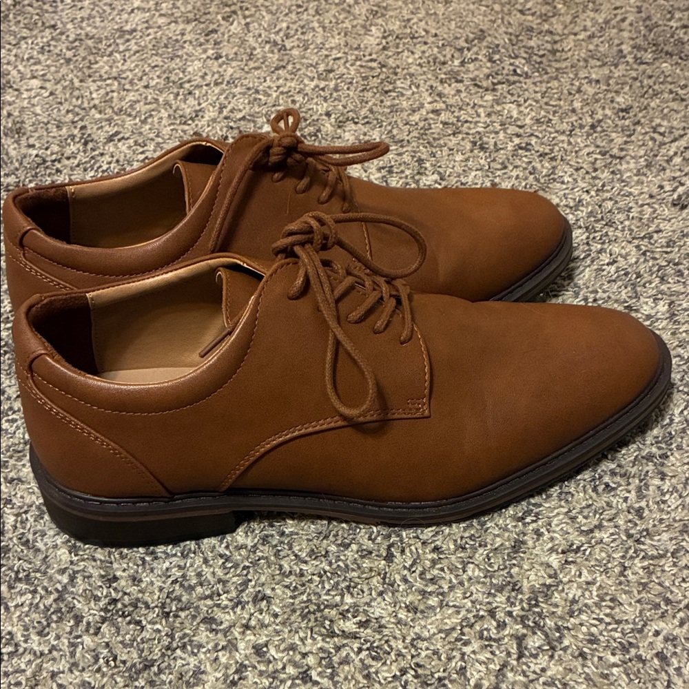 Men’s copper brown Goodfellow & Co. dress shoes
